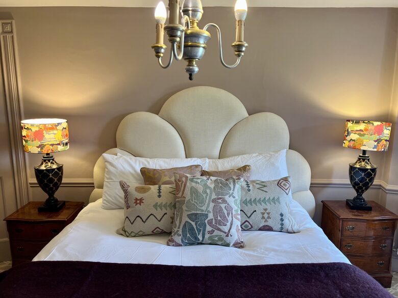 Bedroom 4 - with bow window with river and meadow views
