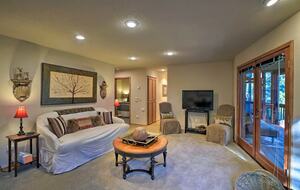 Lower level living room