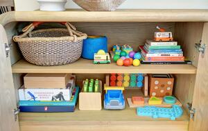 Kids toys throughout the home