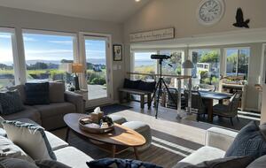 Living and dining room views.