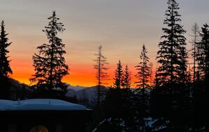 Sunrise from the master bedroom