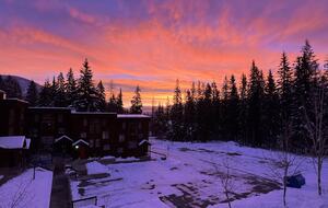 Sunrise from the master bedroom