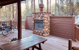 White Mountains Cabin with Fireplace and Deck at Torreon Golf Club - Show Low, Arizona