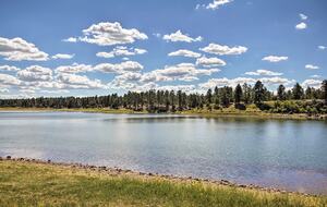 White Mountains Cabin with Fireplace and Deck at Torreon Golf Club - Show Low, Arizona
