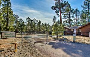 White Mountains Cabin with Fireplace and Deck at Torreon Golf Club - Show Low, Arizona
