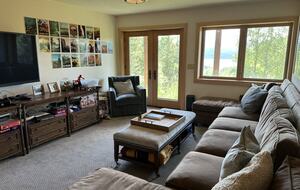 Lower level lounge area