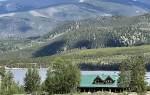 Front of home with Lake Dillon in background