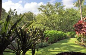 Private area by lanai