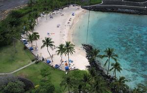 Mauna Lani Beach Private Beach Club included with stay