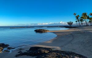 Tranquil beach area just a short walk away from unit