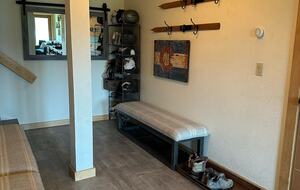 Lower level mud room