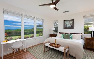 Master bedroom with ocean views