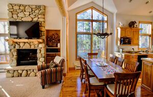 Dining room table seats 8