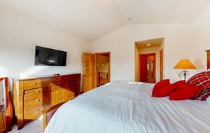 Upstairs second master - it's own TV