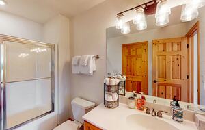 second bathroom upstairs - en suite from the master