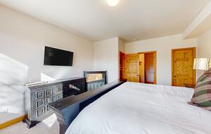 Basement master - its own TV