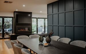 Dining table and lounge room