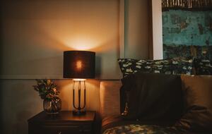 The 2nd King bedroom featuring a Monet artwork on the doona cover