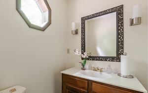 Downstairs powder room