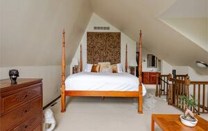 Primary Brm with dressing and additional sleeping room in rear