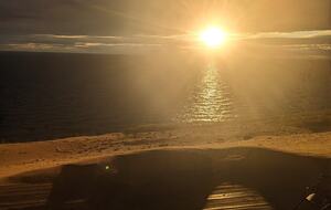 Lake Michigan Sunset Beach Home with 32 Acres to Explore - Bear Lake, Michigan