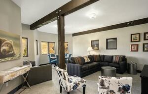 Living room #2 with power table and TV