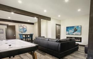 Basement living room
