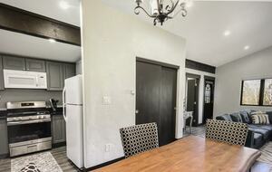 2 bedroom lock off living/dining and kitchen