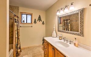 Lower Level Bathroom - Tub and Shower