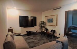 TV Room with 2 sofa beds