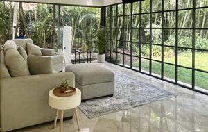 Family room with 65” HDTV W/streaming