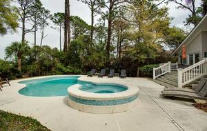 Two Minute Walk to Beach | 3 Primary Suites with Private Pool - Hilton Head Island, South Carolina