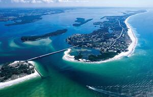 Island through the pass