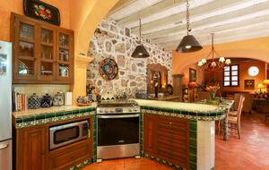 Kitchen with view to dining room