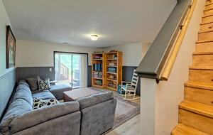 Head down to the ground floor. Another living area!