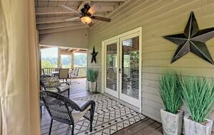 Welcome to the fully screened porch and main entrance