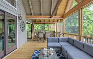 lots of seating for eating, games, just hanging out