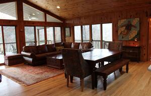 Lakefront Getaway on Fontana Lake Private with Dock Pontoon - Bryson City, North Carolina