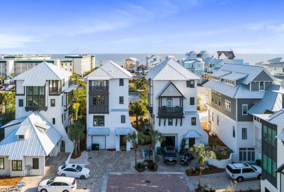 Elegant Seagrove Beach House with Gulf Views & Bikes - Santa Rosa Beach, Florida