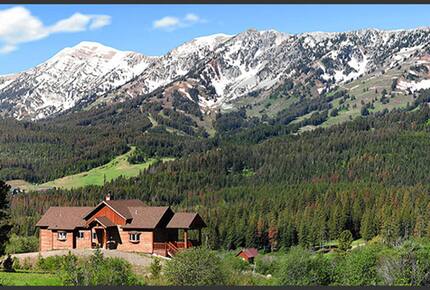 Bridger Vista Lodge - view ski slopes at Bridger Bowl