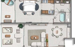 Gala Oceanfront Suite - One Bedroom at AVA Resort Cancún (ALL-INCLUSIVE INCLUDED) - Cancún, Mexico