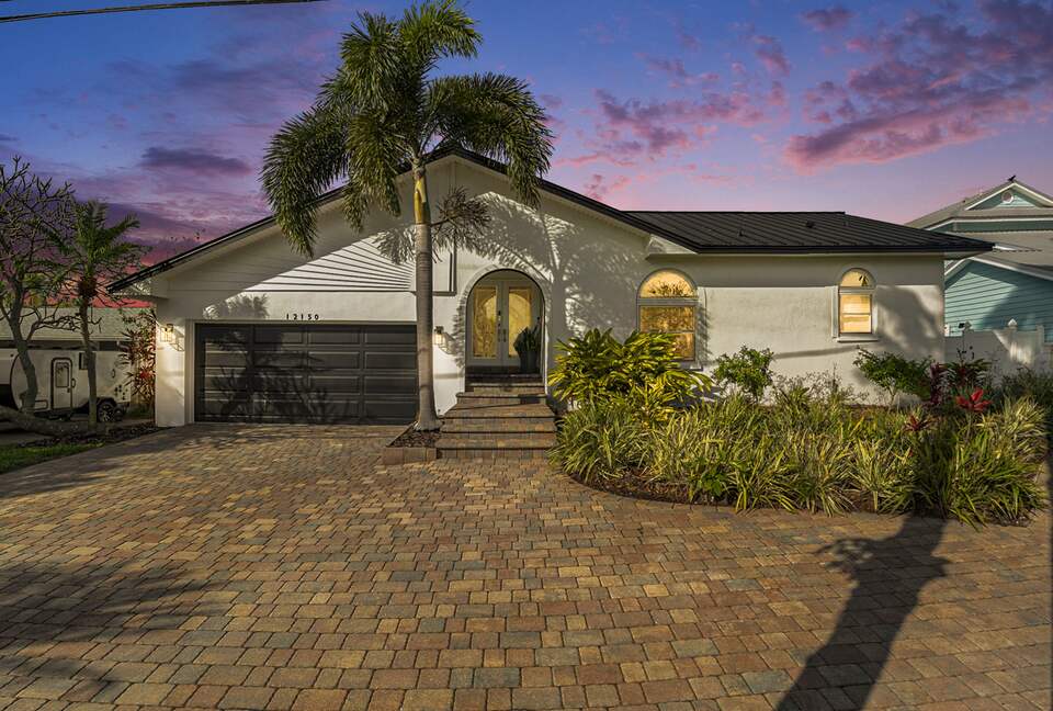 Bayview Escape | Modern Waterfront Home with Pool & Dock - Treasure Island, Florida