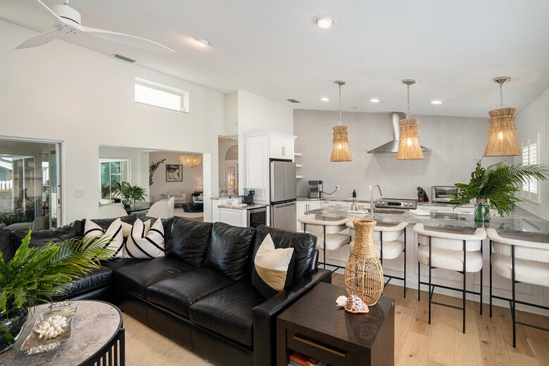 Bayview Escape | Modern Waterfront Home with Pool & Dock - Treasure Island, Florida