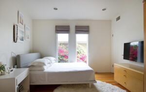 This private room has a full size mattress