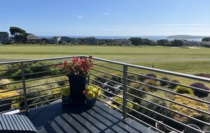 Primary bedroom balcony.