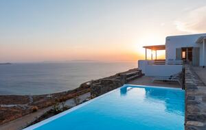 Mykonos Oceanview Villa with Pool & Views - Mykonos, Greece