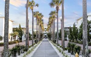 Pathway to the private beach access...