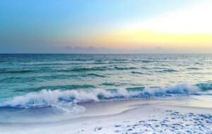 Why travel far for clear water and white sand when you can here?