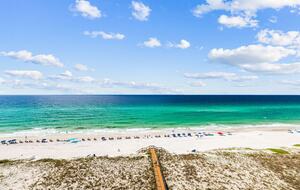 Private treks boardwalk to Navarre Beach