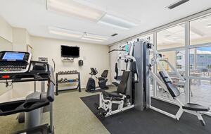 Fitness room for guests